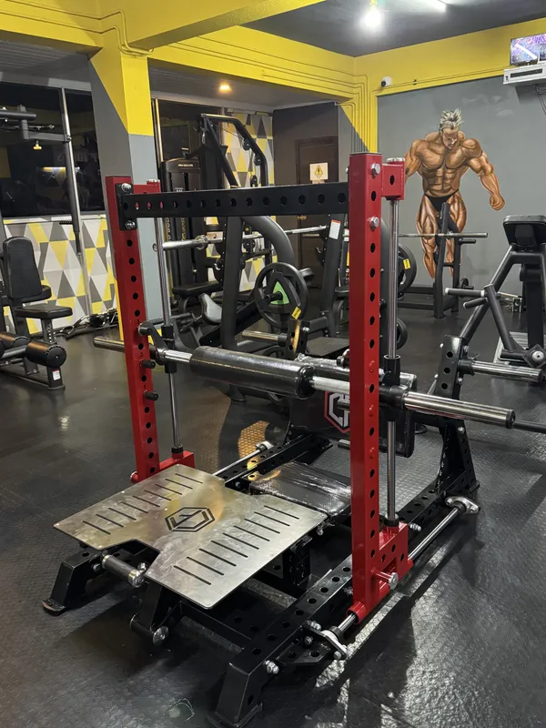 Power Squat Rack at Concept Fitness Gym Varkala